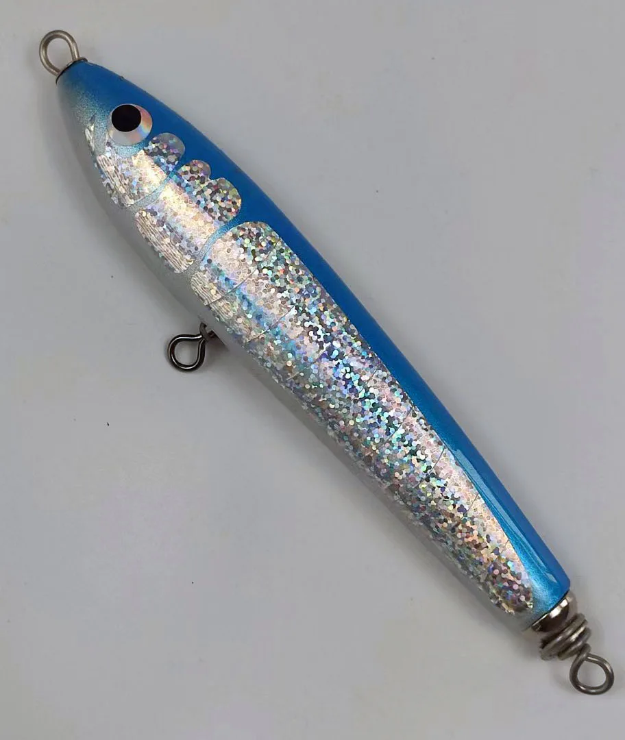 Gamma Wood Floating Popper Stickbait Fishing Lure Medium Heavy Paulownia Popping For , Kingfish, Bluefintonno
