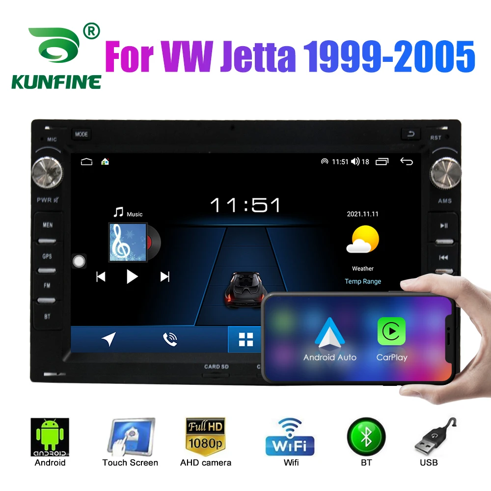 2 Din Android Autoradio Per Vw Jetta 1999-2005 Vw Polo Car Stereo Automotive Multimedia Video Lettore Dvd Navigazione Gps Carplay