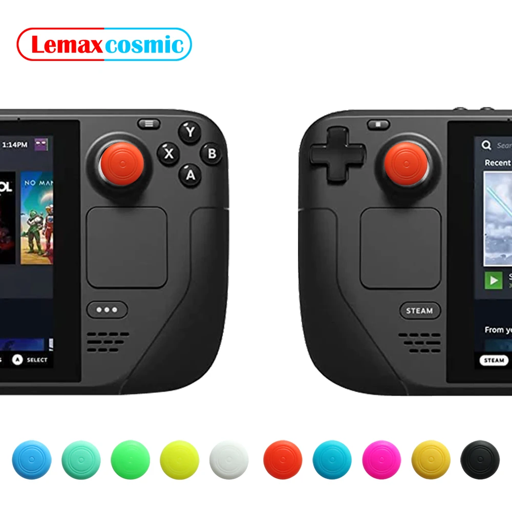 Gamepad Thumbstick Caps Case Soft Silicone Joystick Thumb Stick Grip Gel Guard Cap Per Valvola Steamdeck Steamdeck