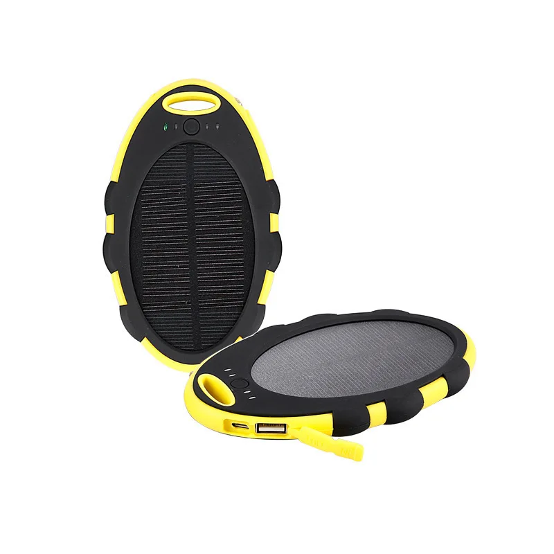 Tre Magic Mirror Solar Mobile Power 5000 Mah Polymer Waterproof Charging Bank