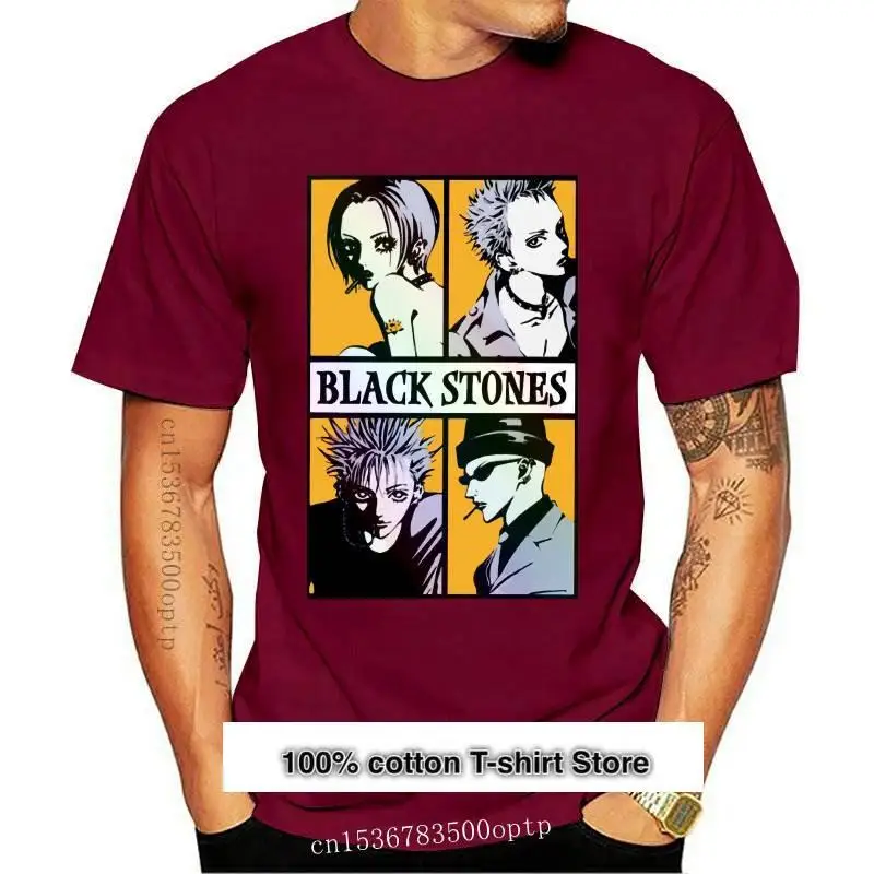 Camiseta Maglia Tributo Nana Negro Piedras Anime Manga Cartone Giappone 1