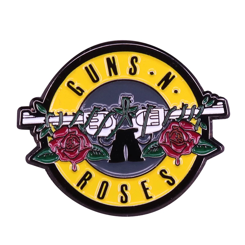 Gnr American Hard Rock Band Bullet Boys The Two Pistles Logo Smalto Pin