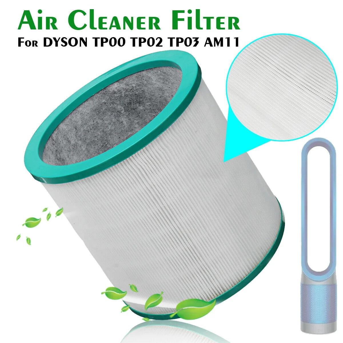 Filtro Aria Di Ricambio Hepa Per Dyson Tp01 Tp02 Tp03 Bp01 Am11 Tower Desk Purifier Pure Hot Cool Link Sostituire La Parte 968126-03