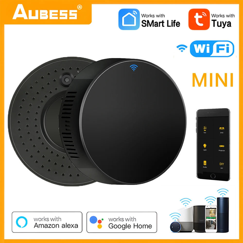 Wifi Tuya Smart Ir Telecomando Per Smart Home Tv Condizionatore D'Aria Tv Dvd Aud Ac Controllo Vocale Tramite Alexa Google Home Scarn