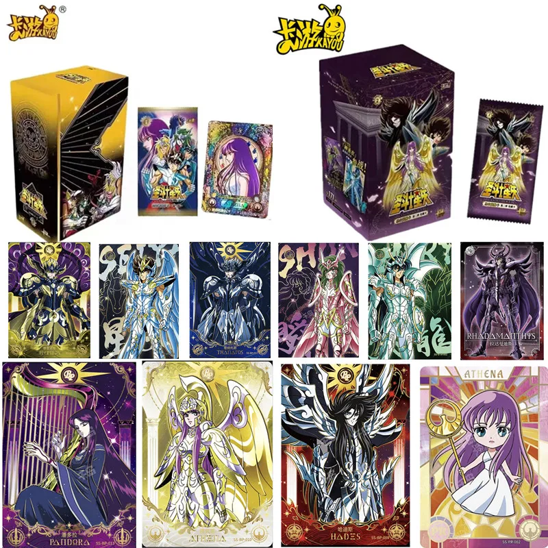 Kyou Gold Saint Seiya Card Athena Se Poseidon Bp Card Ur Qr Set Completo Collection Card Boy Christmas Birthday Gift Toy