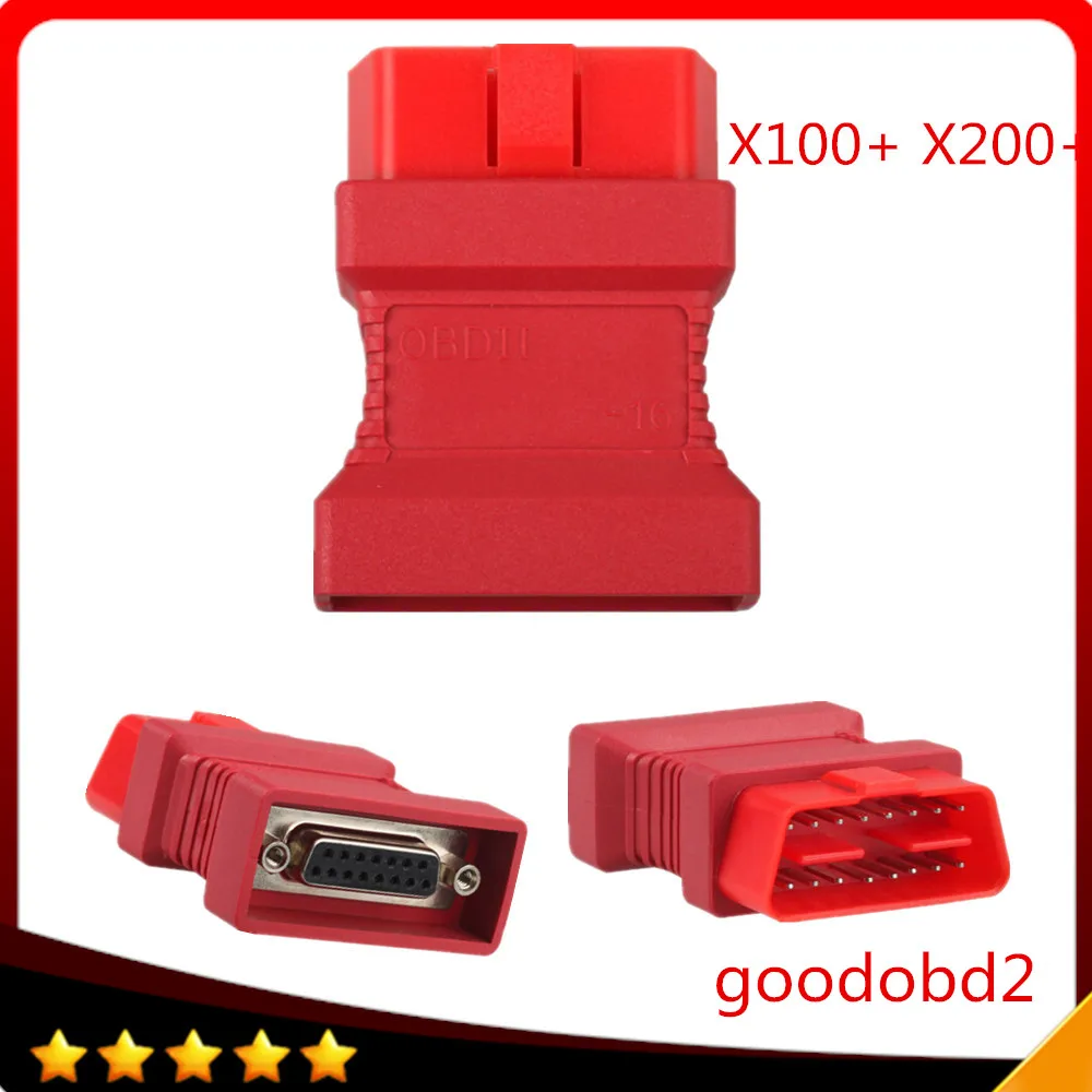Obdii 16Pin Connettore Per X100 + E X200 + Strumento Diagnostico Dell'Automobile Del Programmatore Chiave Automatico Di Obdstar X-100 X100 Pro Obd-Ii