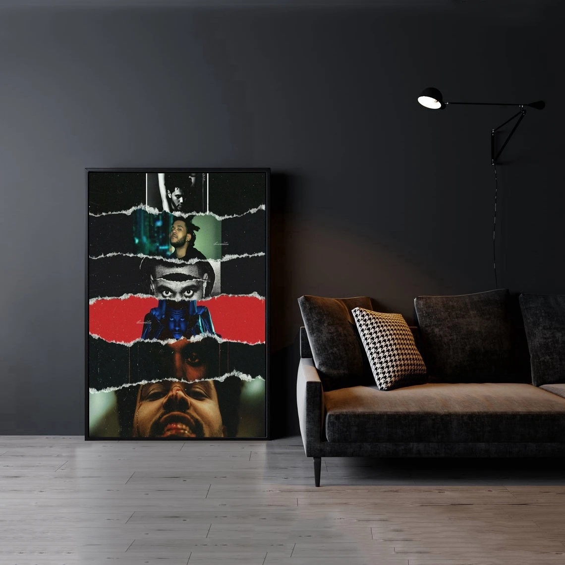 The Weeknd Album Canvas Art, The Weeknd Poster, The Weeknd Singer Art Print, The Weeknd Poster, Starboy, Trilogy, Kiss Land