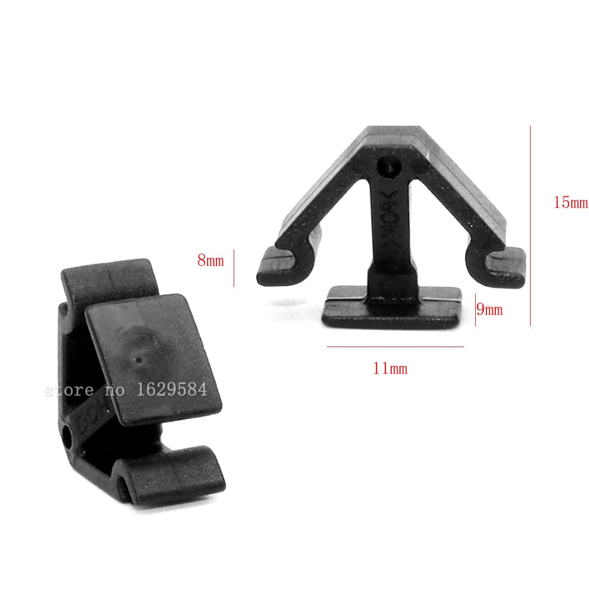 10/100 X Per Vw Sharan Touareg T5 Dachhimmel Zierleisten Clip Halter 7 M0868563