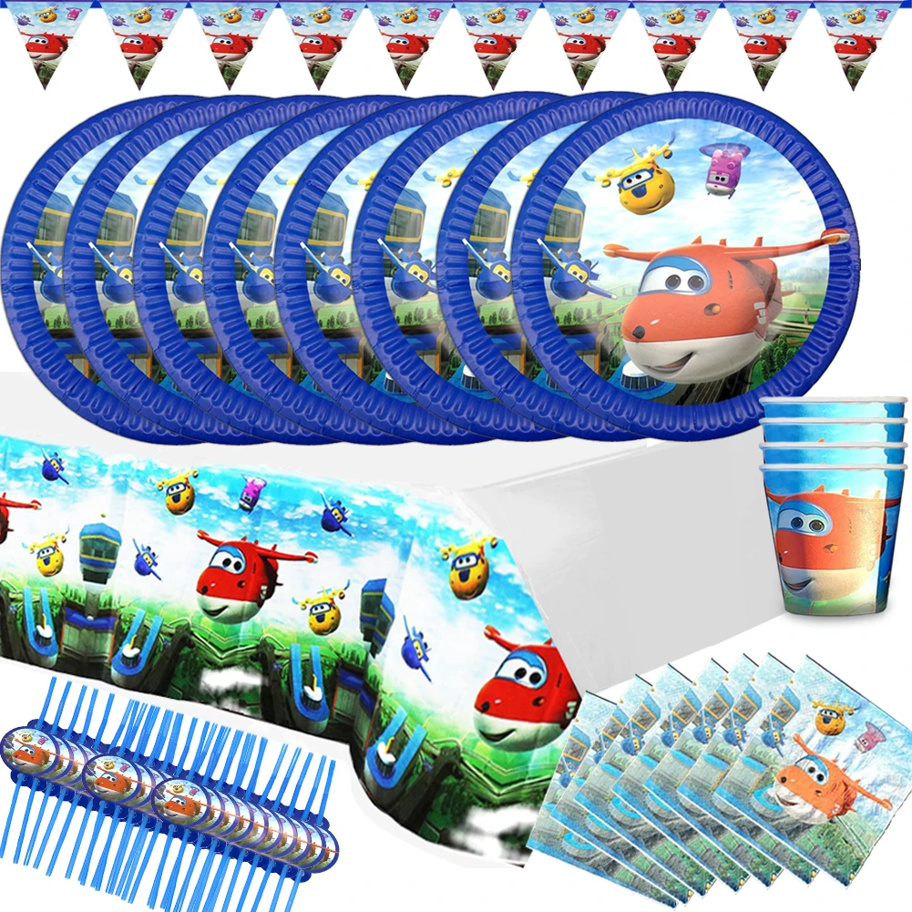 Super Wings Super Plane Cartoon Party Supplies Baby Shower Balloons Jett Balloons Toys Decorazioni Per Feste Di Buon Compleanno Giocattolo Per Bambini