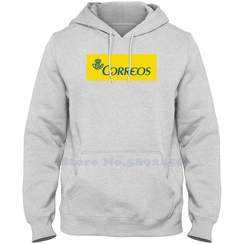 Correos Telegrafos De Espana Felpa Per Abbigliamento Casual Felpa Con Cappuccio Grafica 100% Cotone