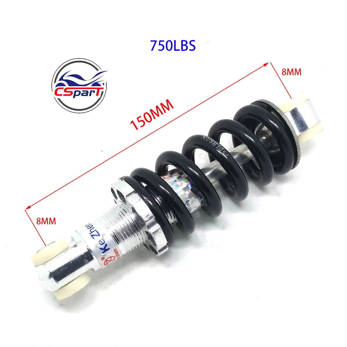 Ammortizzatore Posteriore Da 150Mm 750Lbs 47Cc 49Cc Mini Moto Cross Dirt Pit Bike E Scooter