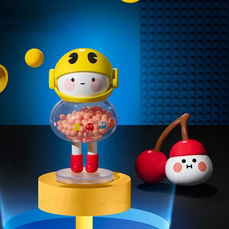 Pop Mart Pac Man Bobo & Amp Coco Space Series Blind Box Toy Caja Ciega Kawaii Doll Action Figure Toys Caixas Model Mystery Box