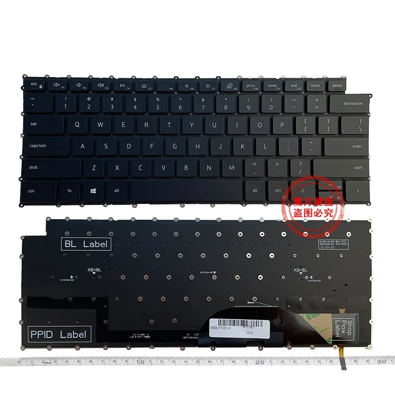 New Laptop Us Keyboard For Dell Xps 15 9500 17 9700 Precision 5550 5750 Backlit English Keyboard