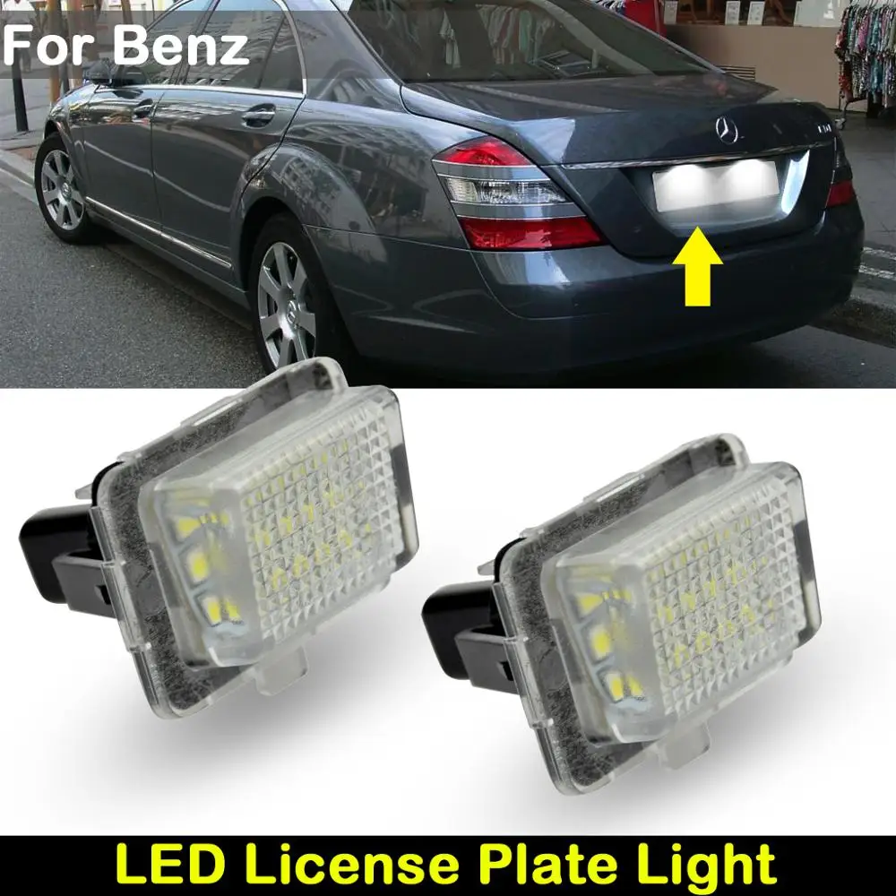 Per Mercedes-Benz Classe C W204 E-Class W212 S-Class Coupé W216 W207 S-Class W221 Led Luce Targa Lampada Targa