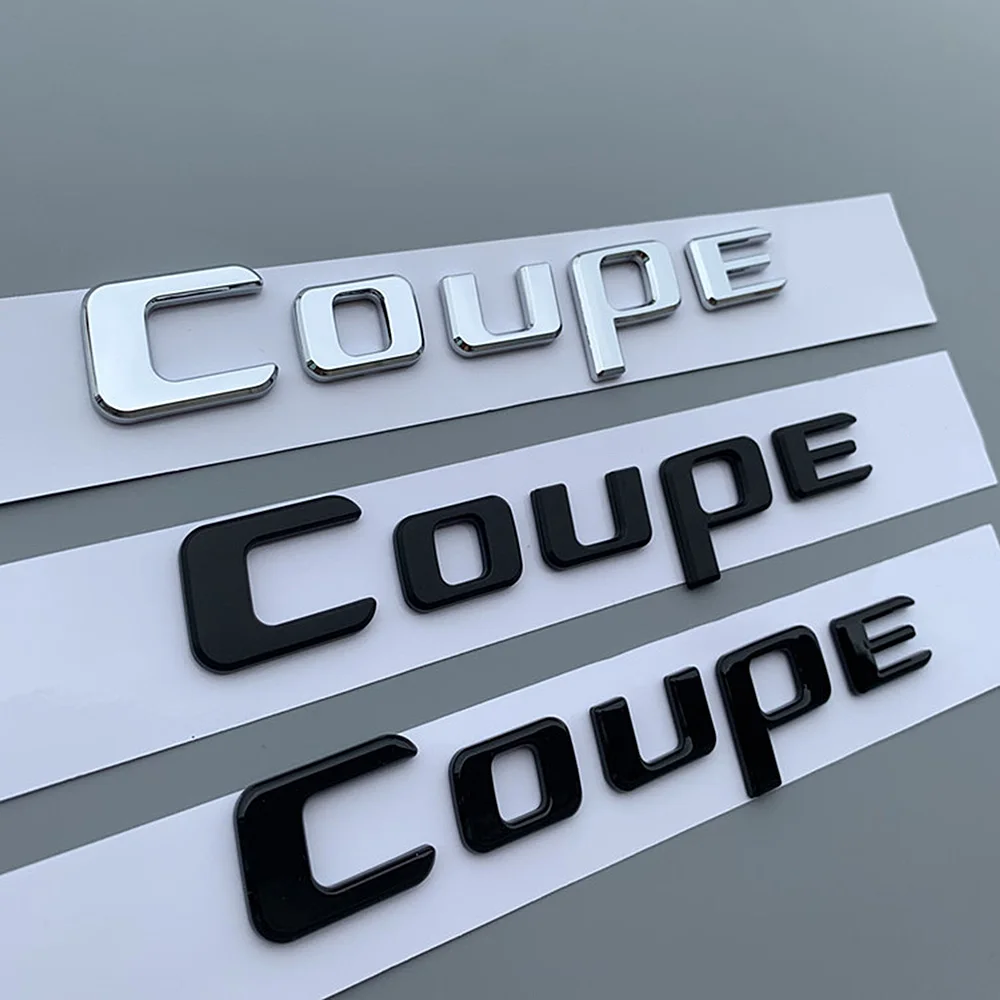 Coupe Emblem Badge Sticker Trunk Sticker Per Amg Mercedes Benz C Classe E Glc Cls Gle Slc Sl Gt S63 Mercedes Coupe Adesivo Posteriore