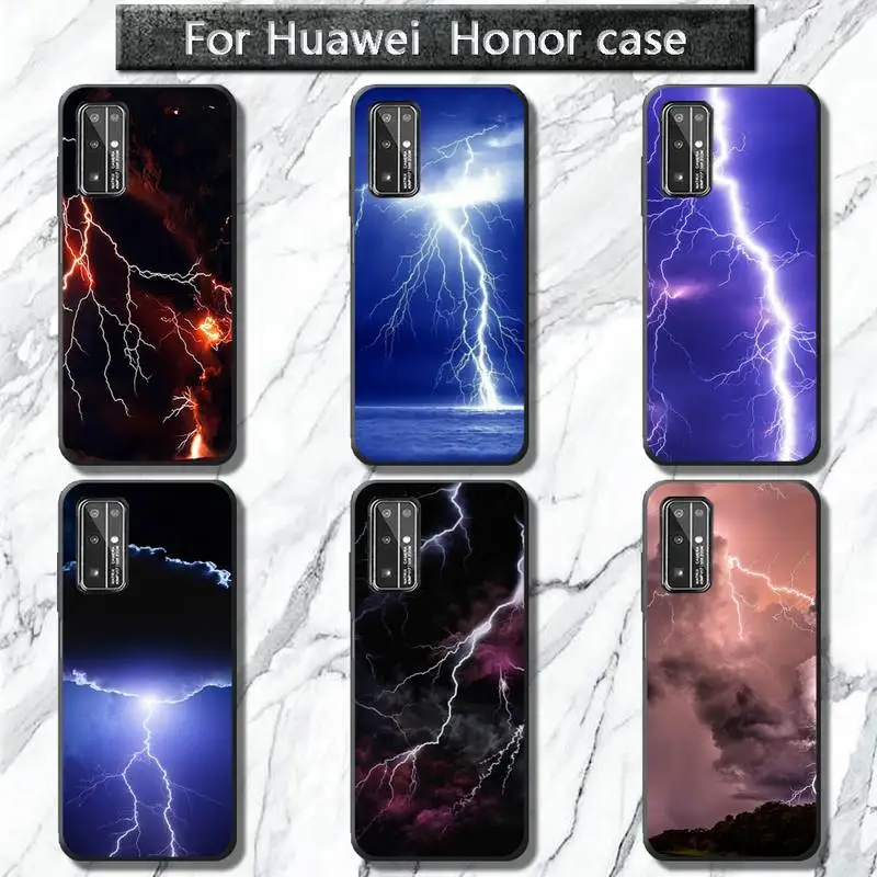 Custodia Per Telefono Thunder E Lightning Per Huawei Honor 30 20 10 Pro Lite View 10 9 8C 5A Riproduci Cover 8X Honor 30 Lite