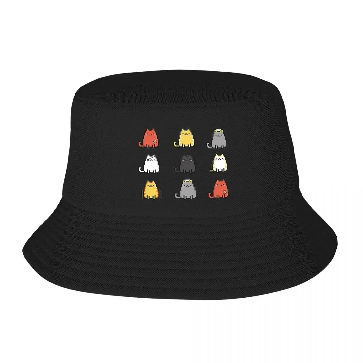 Accessory A11Y Cats Bucket Hats Panama For Kids Bob Hats Outdoor Fisherman Hats Summer Beach Fishing Berretti Unisex