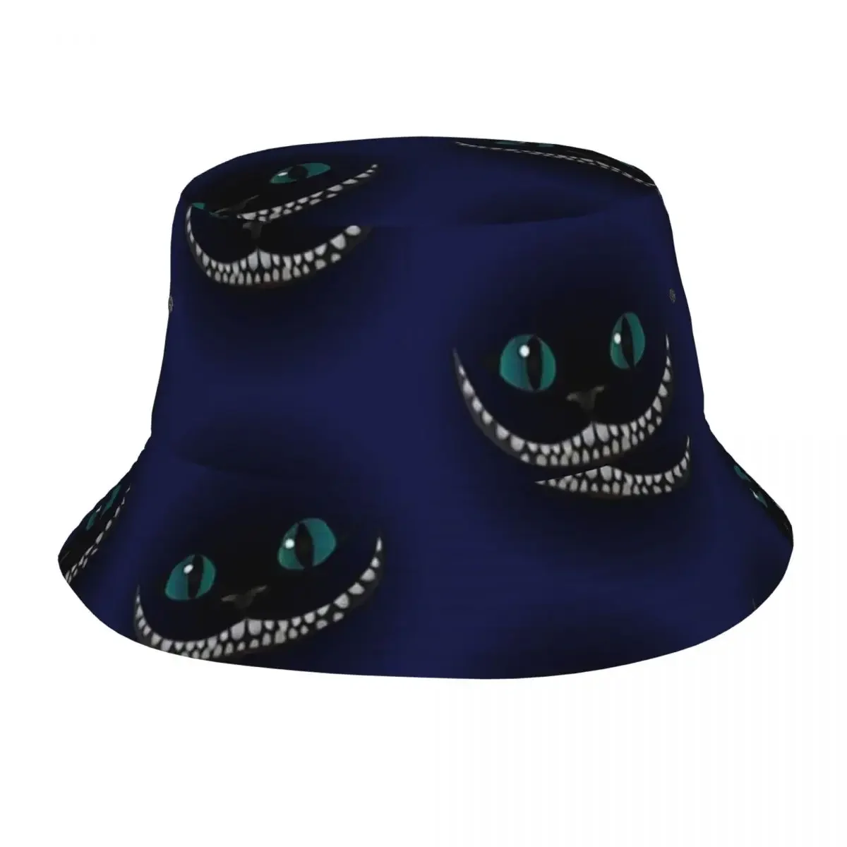 Cheshire Alice Cats We Re All Mad Here Bucket Hats Panama For Kids Bob Hats Outdoor Cool Fisherman Hats For Summer Unisex Caps