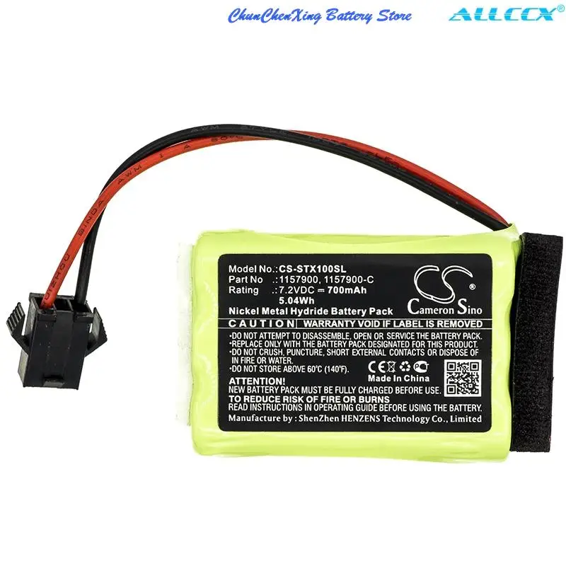 Batteria Per Collare Per Cani Cameron Sino 700Mah Per Tri-Tronics Flyway Special Xls,Pro 100 Xls,Pro 200 Xls,Pro 500 Xls,Upland Special Xls