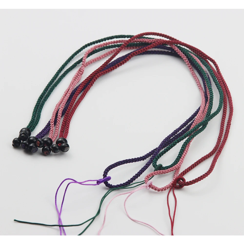 1 Pz 2.5Mm Collana Tessuta A Mano Corda Ananas Corda Pendente Corda Maglione Fatto A Mano Ciondolo Corda Collana Gioielli Di Giada Corda