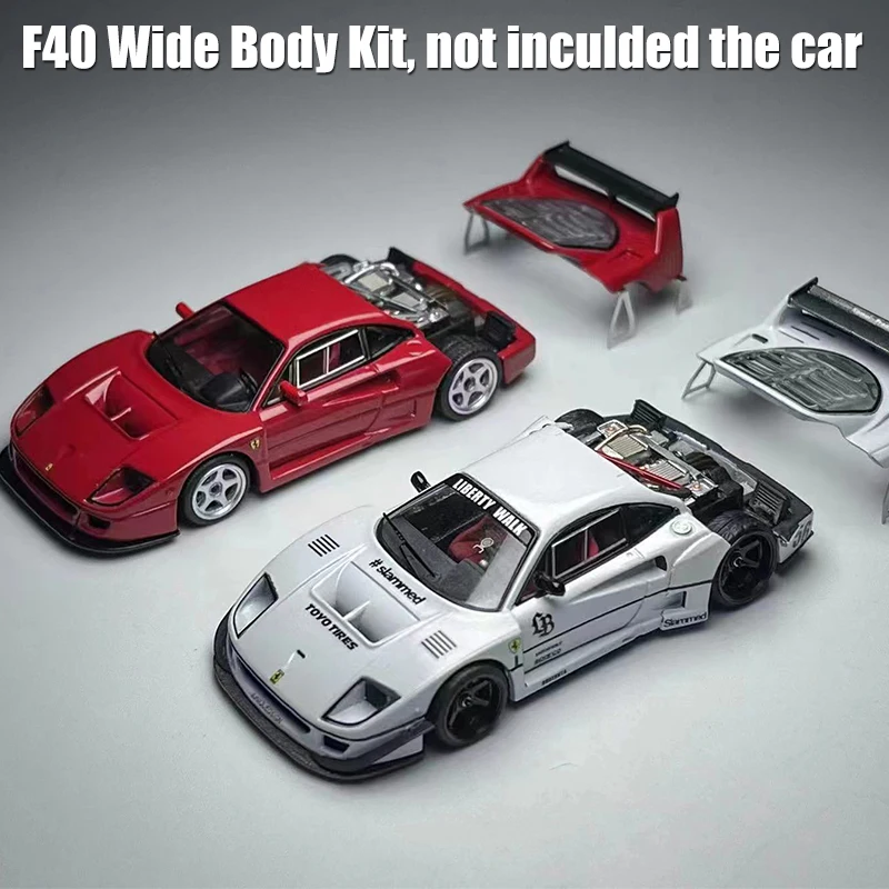 Hobby Venom 1/64 F40 Kit Di Integratori Per Il Corpo Largo (Senza Auto) Per La Collezione Di Giocattoli Con Set Di Dettagli Per Veicoli Modificati Per