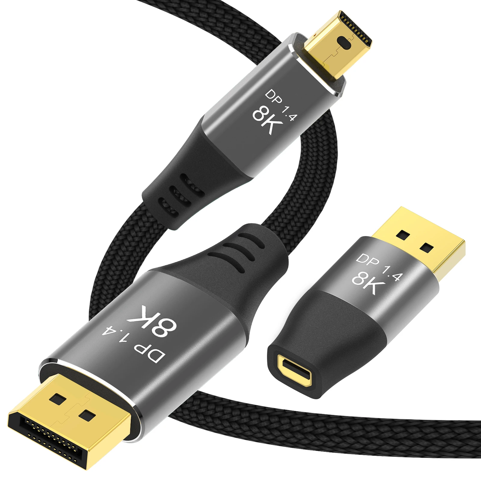Cavo Mini Dp A Displayport 8K Dp1.4 Trasmissione Bidirezionale Dp A Mini Displayport Cavo 8K @ 60Hz 4K @ 144Hz Per Macbook Air