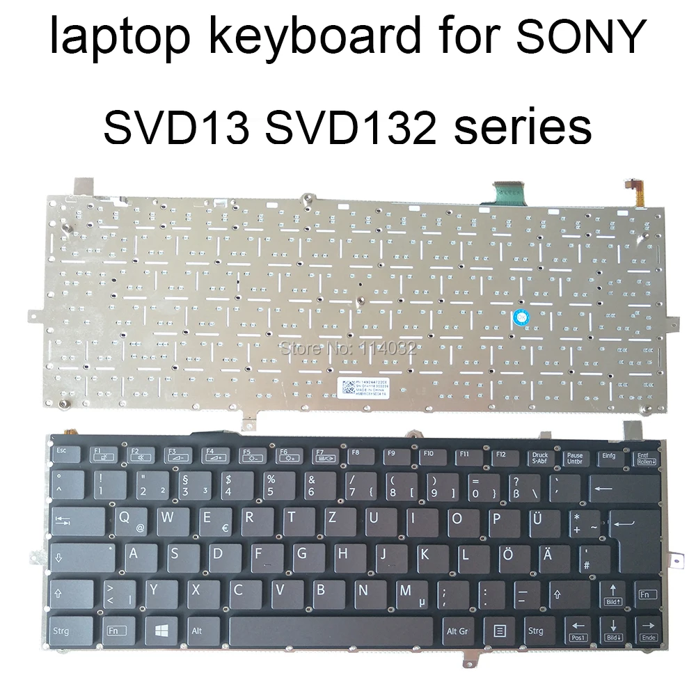 Tastiera Retroilluminata Spagnola Tedesca Per Tastiere Per Laptop Sony Vaio Svd13 Svd132 Svd 13 132 Muslimgr/Ge Sp/Es Light 149244722De