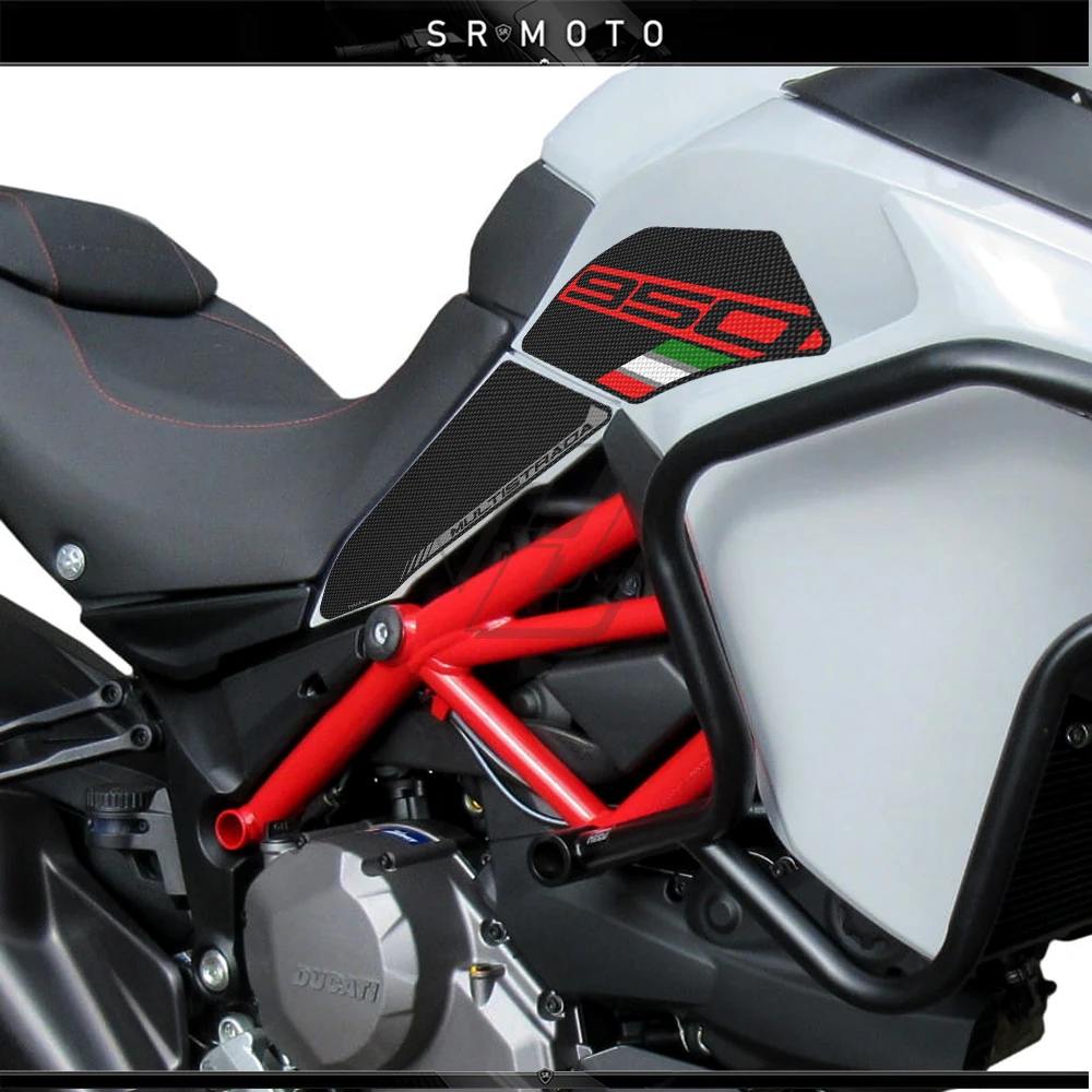 Per Ducati Multistrada 950 950S 2019-2022 Antiscivolo Ginocchiere Laterali Adesivo Pad Serbatoio