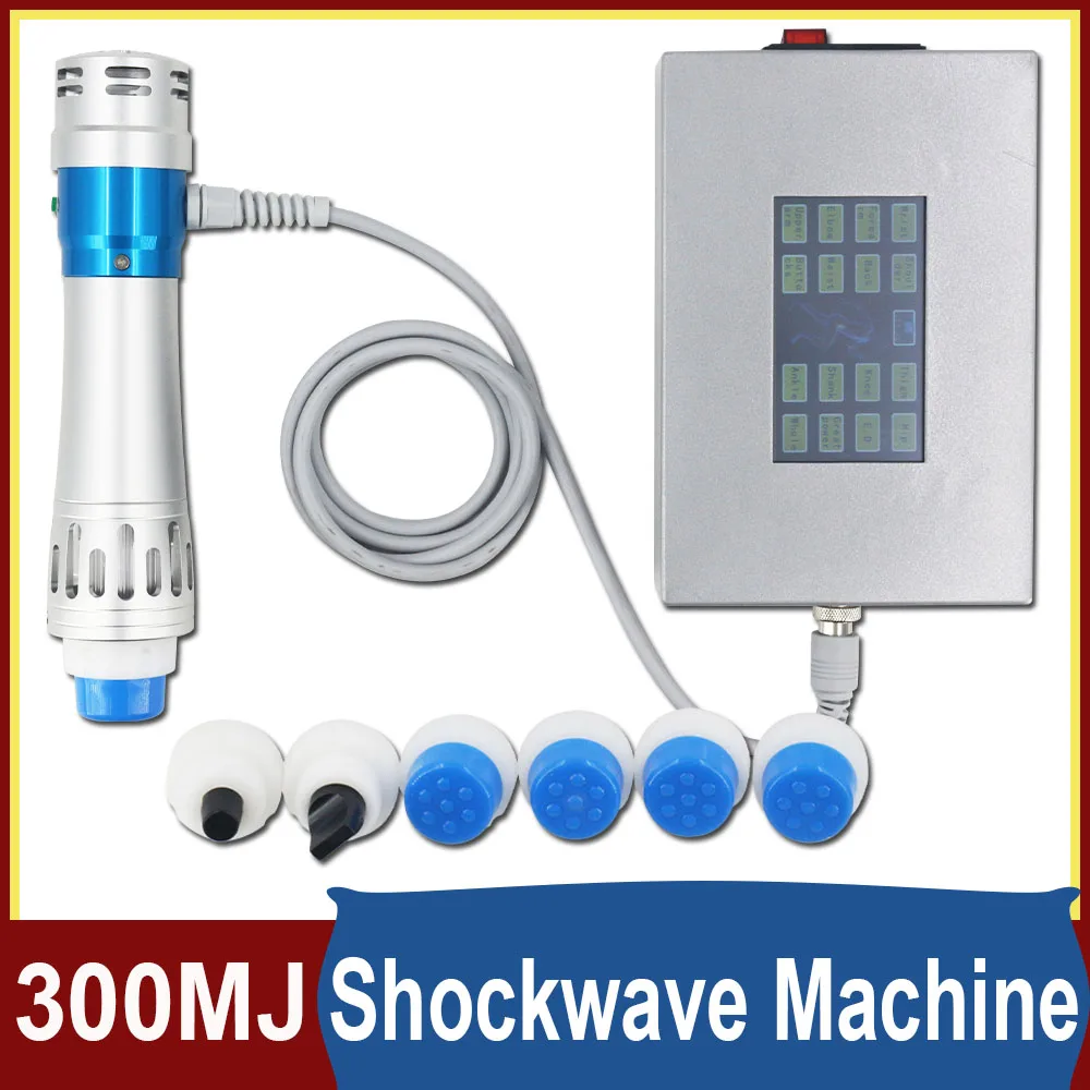 300Mj Shockwave Therapy Machine New Shock Wave Body Massage Equipment Trattamento Sport Lesioni Sollievo Dal Dolore Disfunzione Erettile