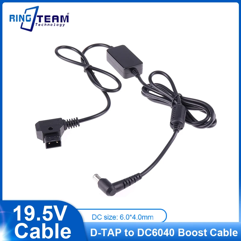 D-Tap Dtap A Dc 6.0*4.0Mm Cavo Booster 19.5V Con Testa Maschio Angolata Per Fotocamere Sony Pxw-Fx6/ Pxw-Fx9