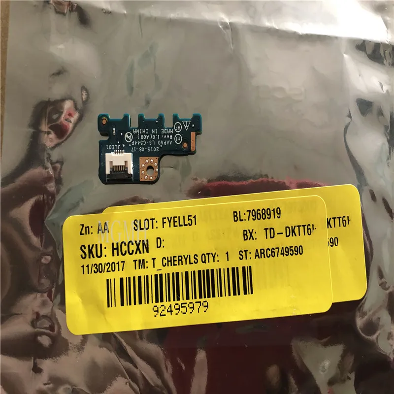 Ls-C544P Per Precision 7510 7710 Led Board Aapa0 Test Perfetto
