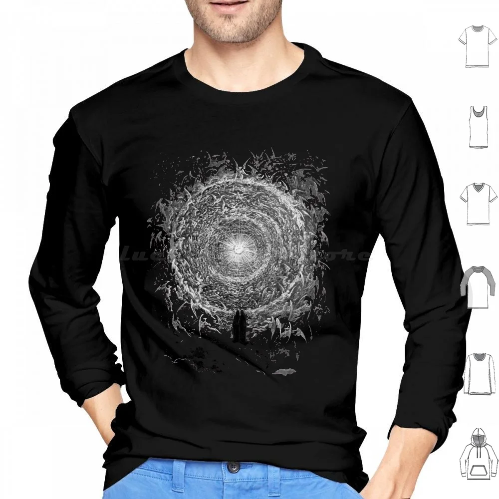 Felpe Con Cappuccio Dante'S Inferno Manica Lunga Dantes Inferno Dark Inferno Hell Askvr