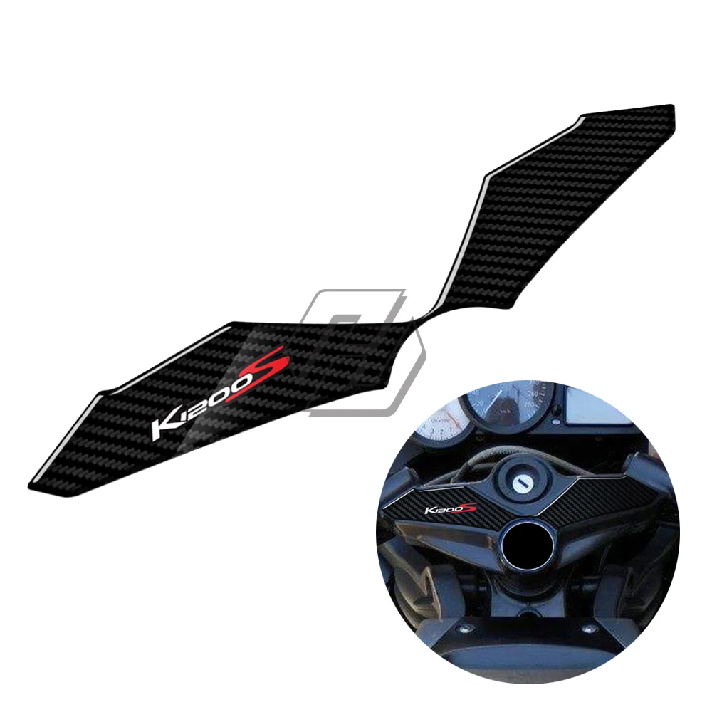 Custodia Defender 3D Carbon-Look Top Triple Clamp Yoke Per Bmw K1200S 2004-2008