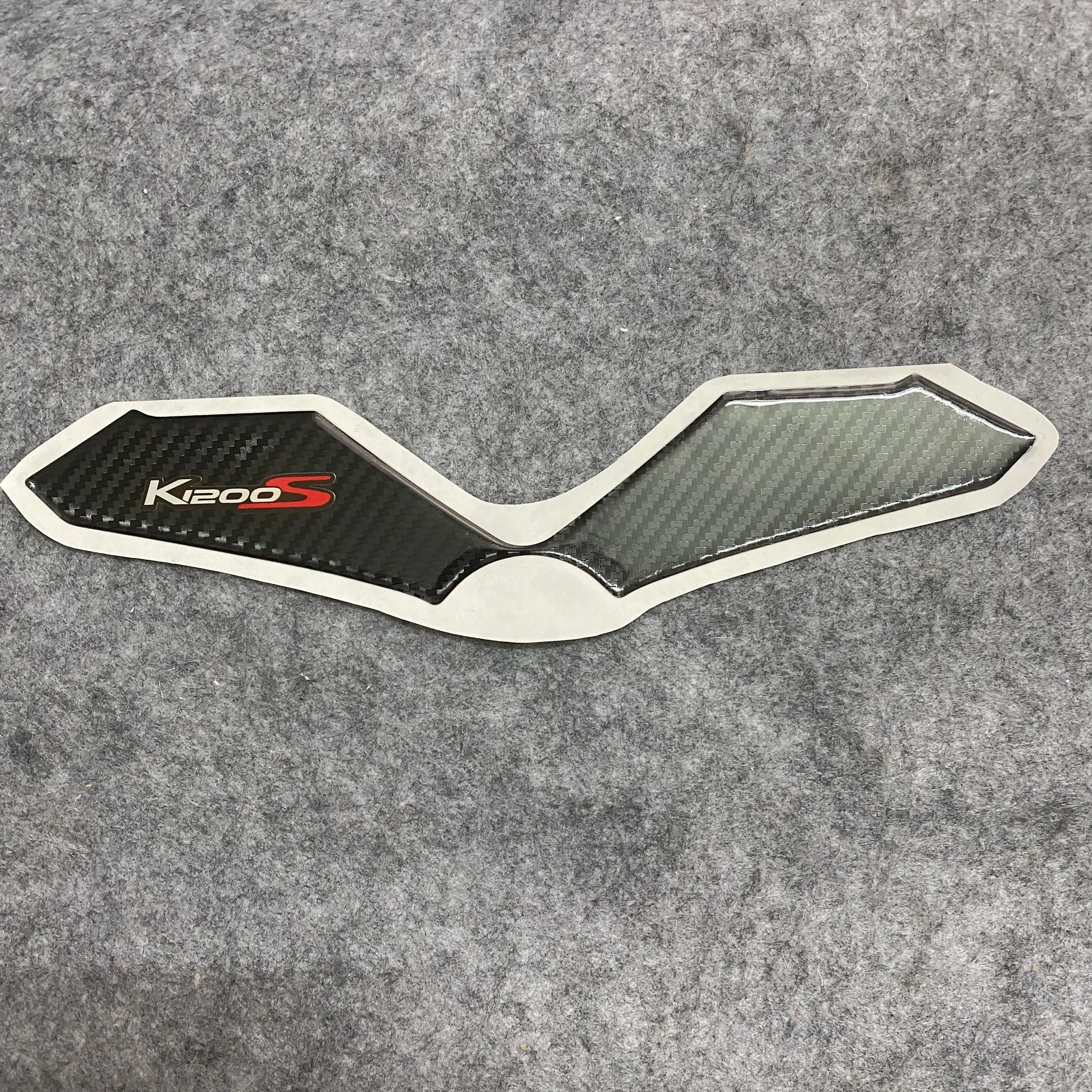 3D Carbon-Look Top Triple Clamp Yoke Caso Del Difensore Per Il Bmw K1200S 2004-2008 2005 2006 2007