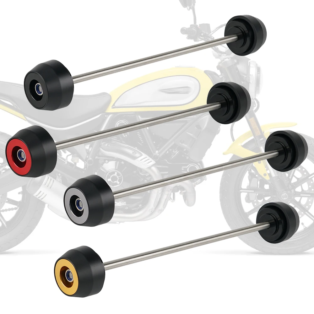 Per 2015-2021 Ducati Scrambler Icon Cursori Dell'Asse Anteriore Per Ducati Scrambler Full Throttle 2015-2021 Scrambler Cafe Racer 17-2021