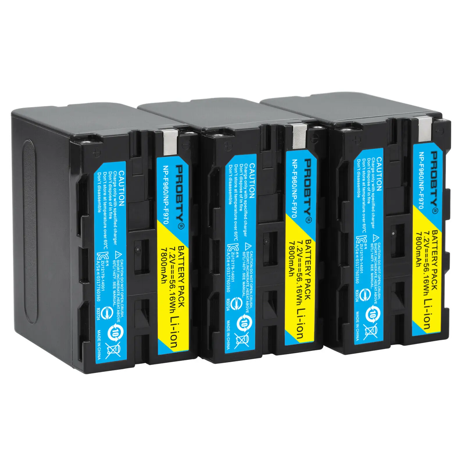 3 Pz Np-F960 Np-F970 Np F960 Np F970 Batteria Per Sony Dcr-Vx1000 Vx2000 Vx2100 Vx2200E Vx700 Dsc-Cd100 Cd250 Cd400