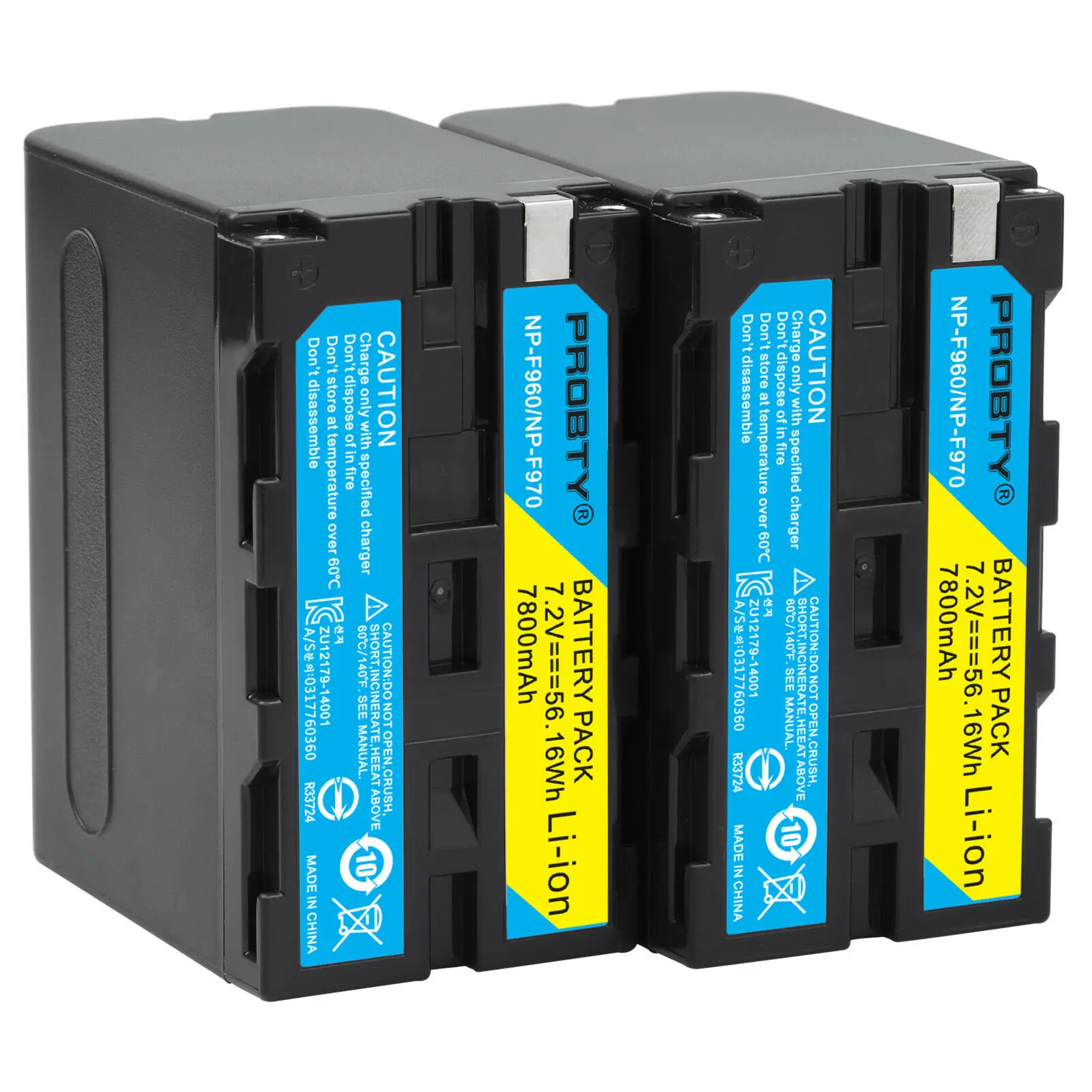 2 Pz Np-F960 Np-F970 Np F960 Np F970 Batteria Per Sony Dcr-Vx1000 Vx2000 Vx2100 Vx2200E Vx700 Dsc-Cd100 Cd250 Cd400 D700
