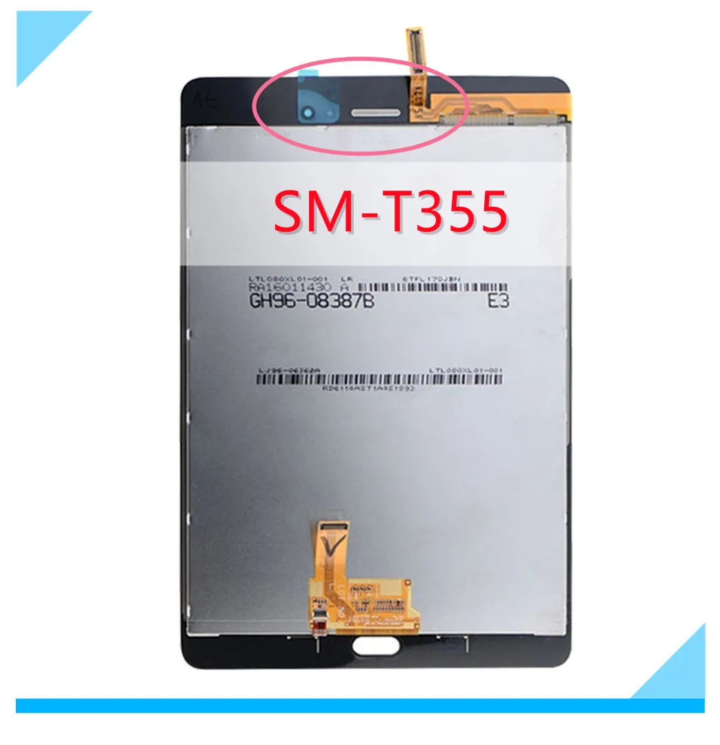 8 "Nuovo Per Samsung Galaxy Tab Un Sm-T350 T350 T351 T355 Display Lcd + Touch Screen Digitizer Assembly