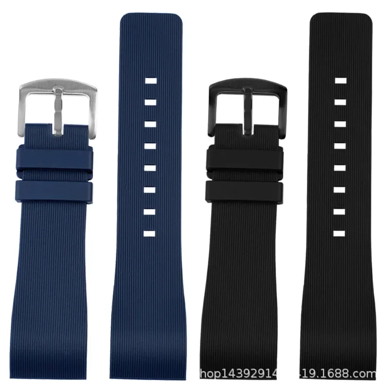 20Mm 23Mm Uomo Donna Wathband Bracciale Per Cartier Santos 100 W20073X8 W20106X8 W2020008 Cinturino In Gomma Cinturino In Silicone Per Orologio