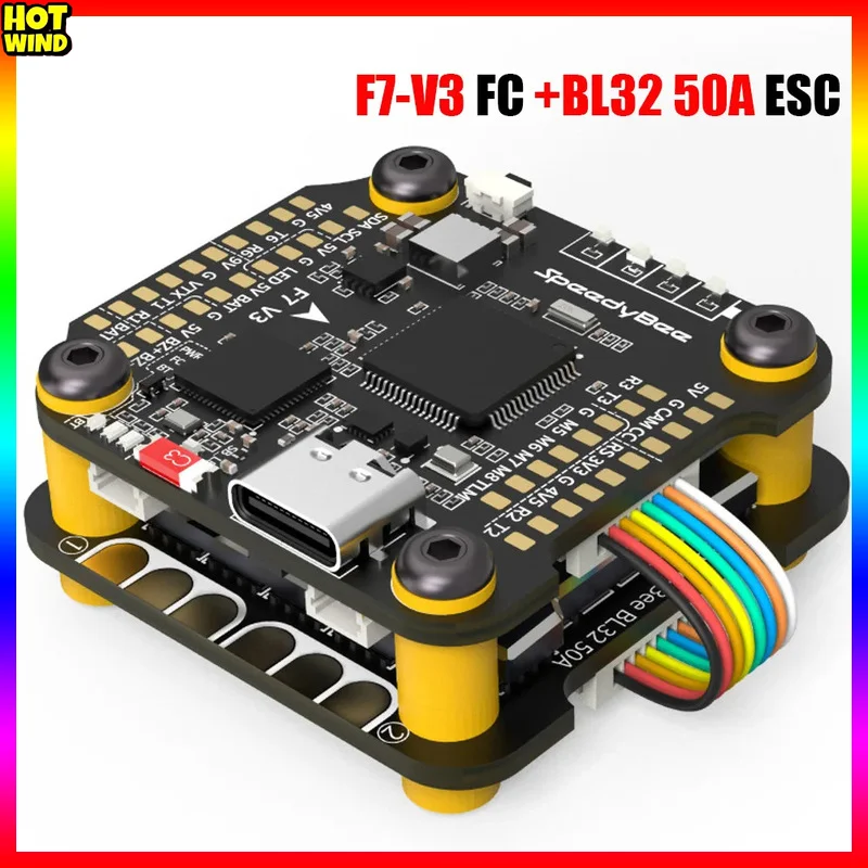 Speedybee F7 V3 Tower 50A 128K Crossover Di Controllo Elettrico Dji O3 Fpv Racing F4 Controllo Di Volo