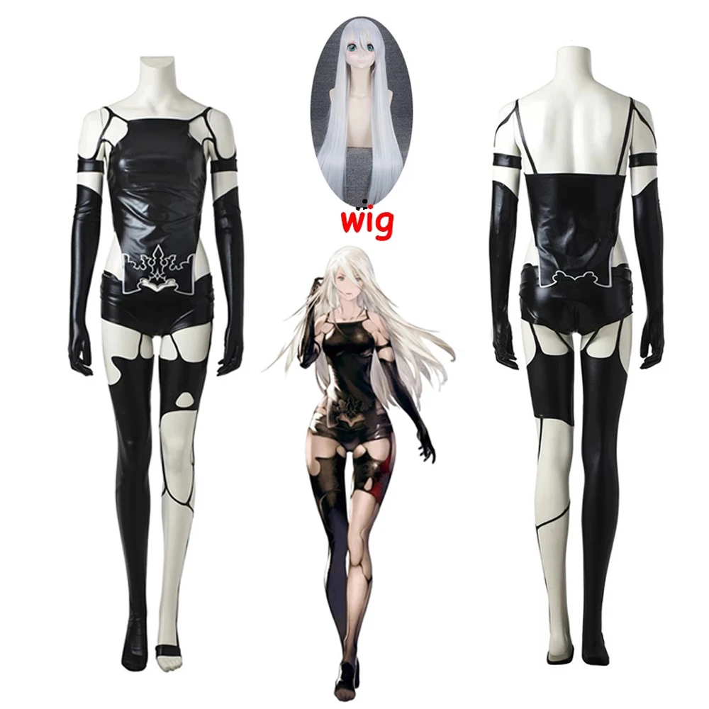 Gioco Cosplay Nier:Automata A2 Costume Cosplay Donna Halloween Carnival Party Sexy A2 Costume Nier Automata