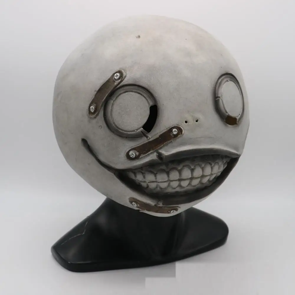 Nier:Automata Emil Mask Halloween Horror Latex Helmet Halloween Stage Latex Mask Costume Crazy Party Cool Play Prop Drop Ship
