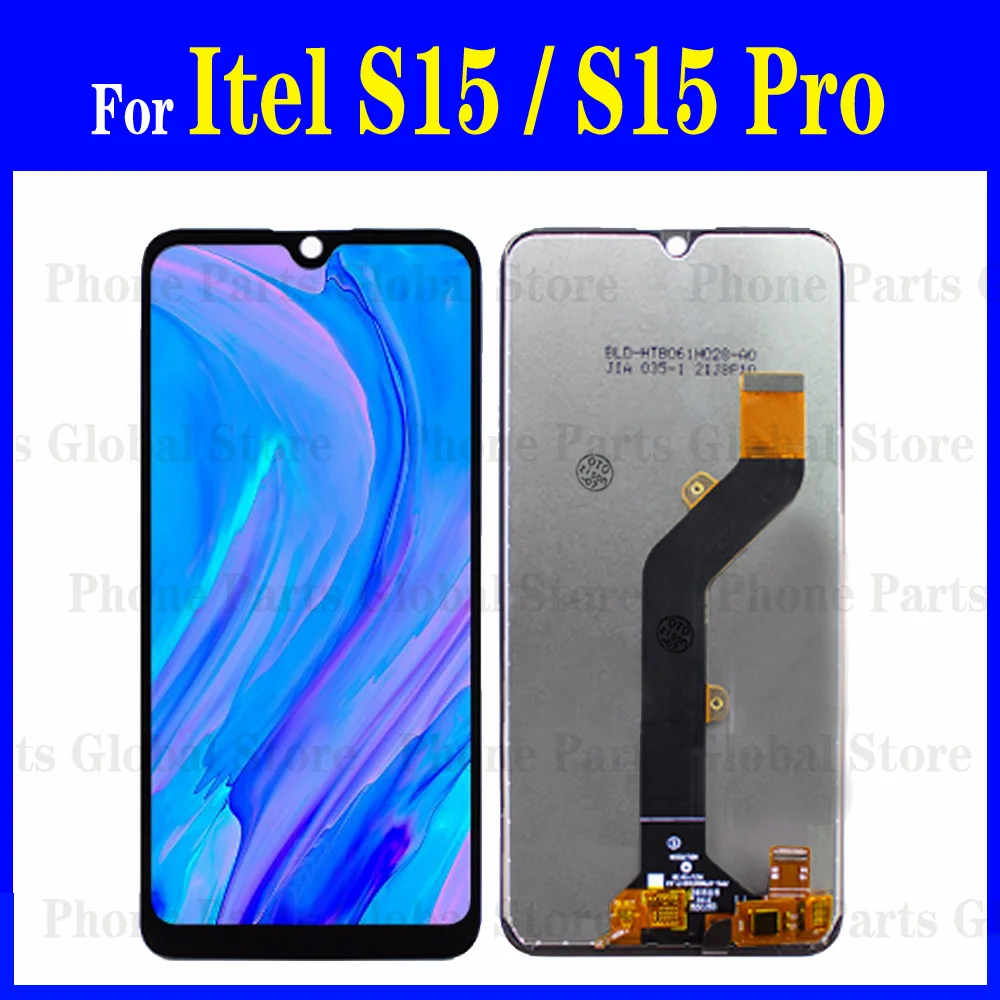 Per Itel S15 Display S15 Pro Lcd Con Schermo A Cornice Touch Panel Digitizer Sensor Assembly Sostituzione S15 S15Pro Parti Del Display