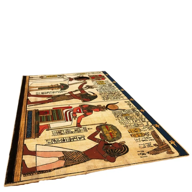 Tappeto Modello Egiziano Sun God Incredibili Oracle Sages Of Ancient Imhotep Stile Moderno Dall'Aspetto Antico Stampato