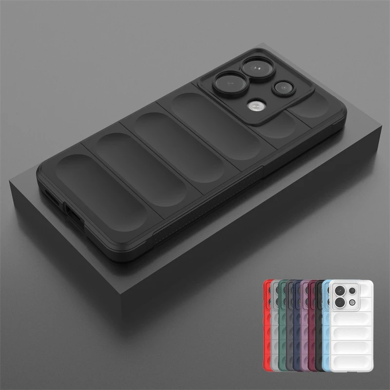 Per Poco X6 5G Custodia Cover Xiaomi Poco X6 Pro 5G Capas Antiurto Colore Posteriore Lente Paraurti Protettivo Soft Tpu Fundas Poco X6 5G