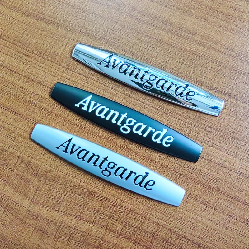 3D Metal Logo Avantgarde Emblem Car Fender Badge Decal Per Mercedes Benz W205 W206 W212 W213 W204 Avantgarde Sticker Accessori