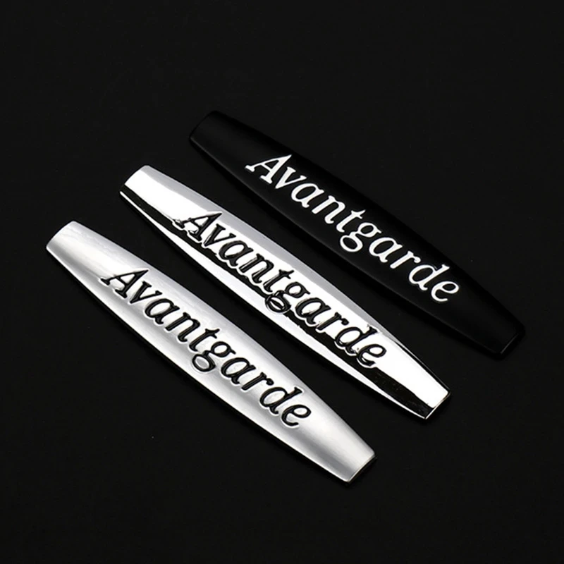 3D Metal Avantgarde Logo Car Fender Emblem Badge Per Mercedes W211 W210 W212 W213 W203 W204 W205 Avantgarde Sticker Accessori