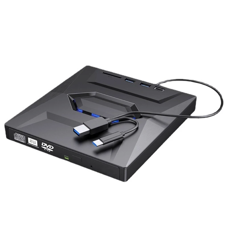 Unità Dvd Esterna Masterizzatore Dvd Usb Type-C Portatile Dvd Per Lettore Masterizzatore