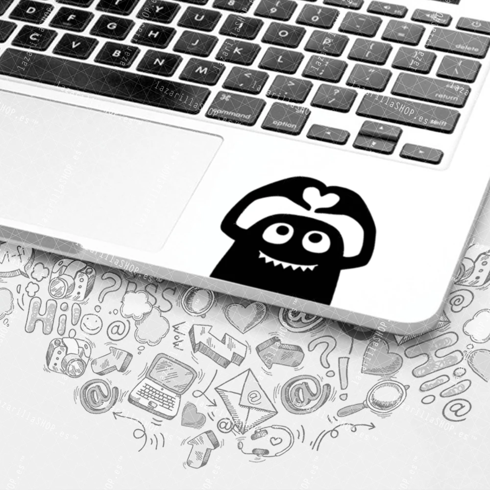 Mini Monstruo Amore Touchpad Adesivo Vinilo Pegatinas Para Portatil Macbook Hp Asus Lenovo Dell Calidad Lazarillashop