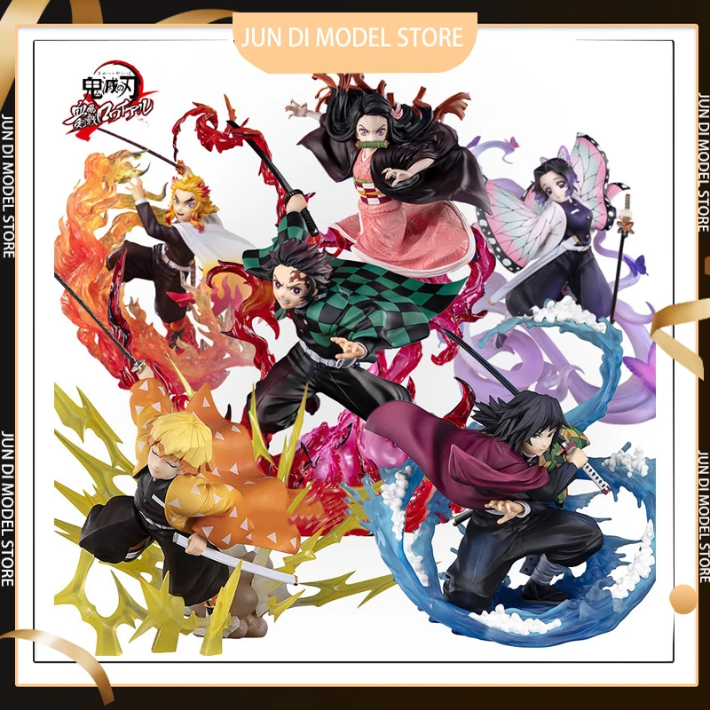 Anime Demon Slayer Figuarts Zero Figure Kimetsu No Yaiba Tanjiro Shinobu Giyu Tomioka Action Figurine Model Doll Statue Toy Gift